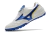Bota de fútbol Mizuno Morelia Cup Wave Rivaldo Classic Society blanca con detalle azul - tienda online