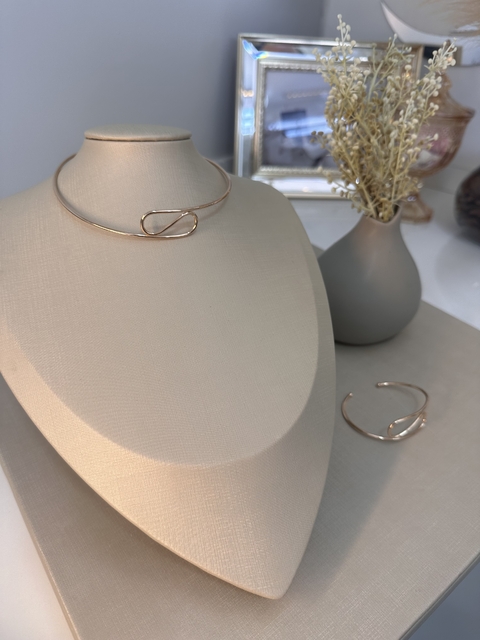 Conjunto Colar Aro + Bracelete