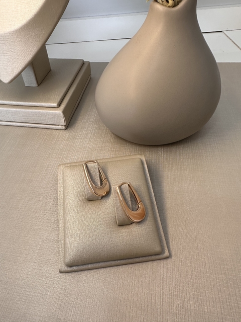 Brinco argola dourado