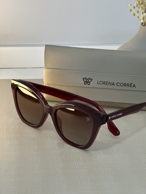 Óculos de Sol Cor Vermelho