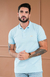 Camiseta Gola Polo Piquet Premium Cor Azul bebê - comprar online