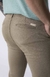 Calça Sport Fino Slim Fit Cor Bege - loja online