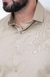 Camisa Acetinada Manga Longa Tradicional Cor Bege - LORD'S BRAND