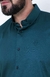 Camisa Acetinada Manga Longa Tradicional Cor Verde escuro - LORD'S BRAND