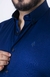 Camisa Acetinada Manga Longa Tradicional Plus Size Cor Azul Marinho - LORD'S BRAND