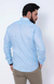 Camisa de Linho Manga Longa Slim Cor Azul bebê na internet