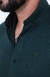 Camisa de Linho Manga Longa Slim Cor Verde militar - LORD'S BRAND