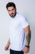 Camiseta Gola Polo Básica Cor Branco na internet