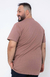 Camiseta Básica Alto Relevo Cotton Plus Size Cor Marrom - LORD'S BRAND