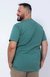 Camiseta Básica Bordada Cotton Plus Size Cor Verde na internet