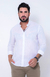 Camisa de Linho Manga Longa Tradicional Cor Branco - comprar online