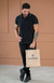 Camiseta Gola Polo Básica Cor Preto - comprar online