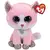 Imagem do Boneca de pelúcia Ty-Soft para crianças, gorro Dexter, cachorro marrom, olhos