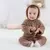 Macacão de lã quente do bebê recém-nascido, macacões, roupa de Natal, traje na internet