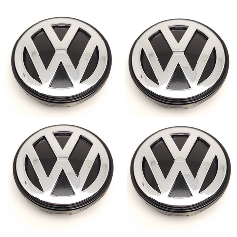 Kit 4 Calota Central Gol G5 G6 Fox Polo Compatível c/Roda Zunky