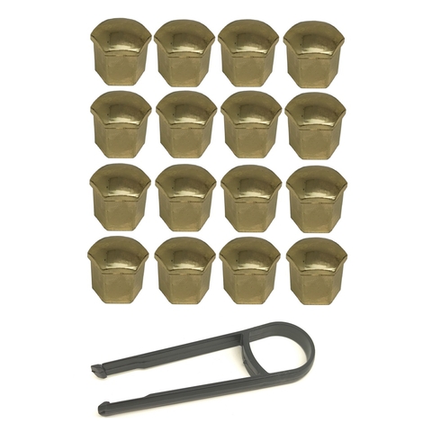 Kit 16 Capa de Parafuso 17mm c/Chave