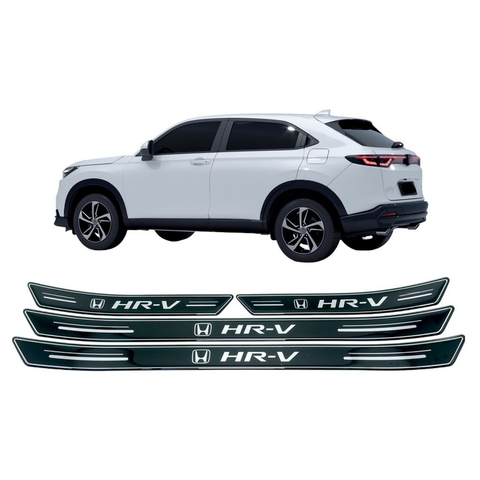 Kit 8 Soleira Super Protetora Platinum Compatível c/HR-V