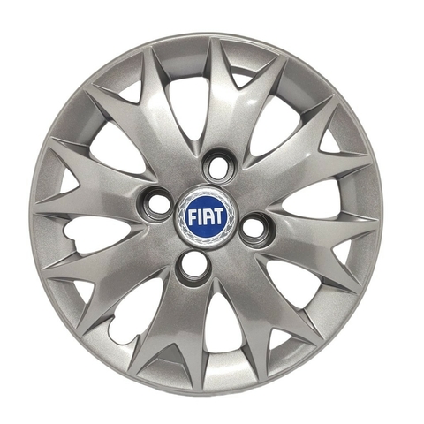 Kit 2 Calota Aro 13 Compatível c/Palio Fire Economy Flex