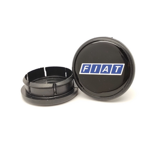 Kit 2 Calota Central Compatível c/Roda Brava Elba Marea Palio Premio Siena Strada Tempra Tipo Uno