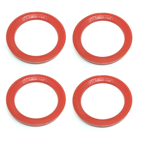 Kit 4 Anel Centralizador p/Veículo 56,1mm e Roda 72,6mm