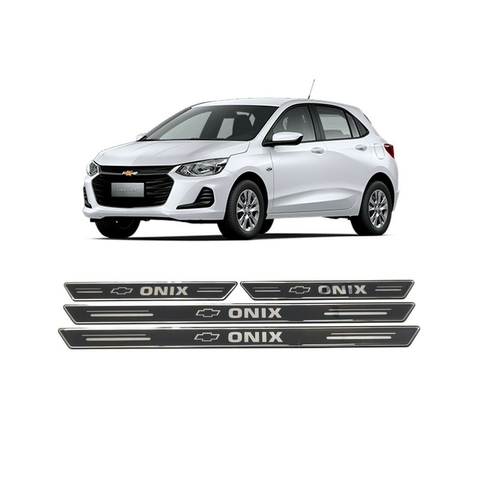 Kit 8 Soleira Super Protetora Platinum Compatível c/Onix