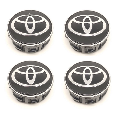 Kit 4 Calota Central Compatível c/Roda Prius Yaris Corolla 2019+