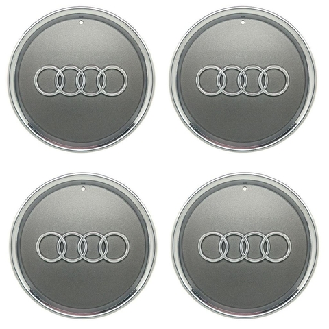 Kit 4 Calota Central Centro Compatível c/Roda A3 Aro 15