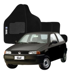 Imagem do Kit 4 Tapete Carpete Compatível c/Gol G2 G3 G4