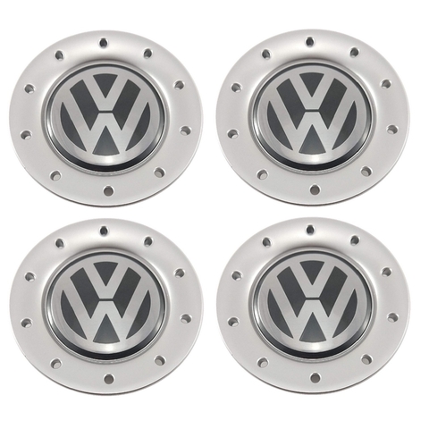 Kit 4 Calota Central Centro Compatível c/Roda Polo 2002 À 2006