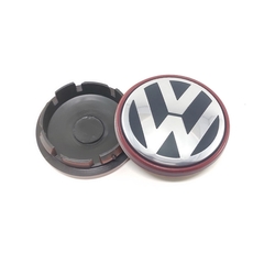 Imagem do Kit 4 Calota Central Compatível c/Roda Jetta Tiguan Passat Golf Amarok Novo Fusca