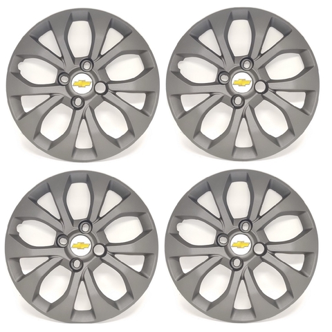 Kit 4 Calota Aro 15 Compatível c/Corsa Onix Prisma Cobalt 2017/2019