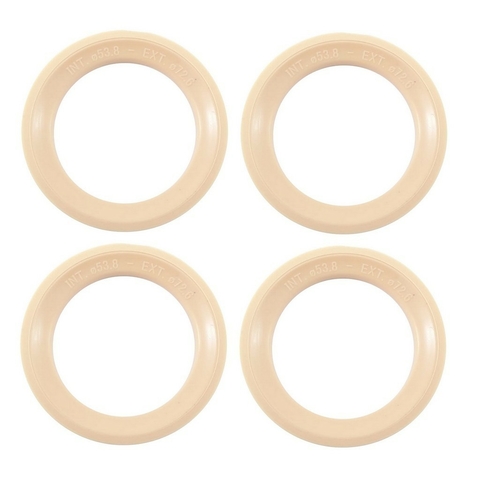 Kit 4 Anel Centralizador p/Veículo 53,7mm e Roda 72,6mm