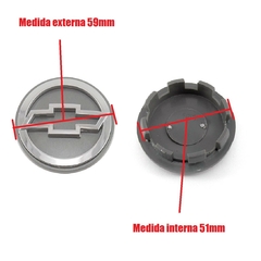 Kit 2 Calota Central Compatível c/Roda Corsa Celta Prisma Vectra - loja online