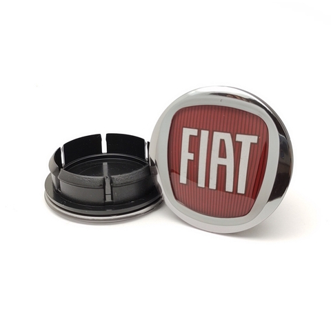 Kit 2 Calota Central Compatível c/Roda Argo Bravo Cronos Idea Linea Marea Mobi Palio Punto Siena Stilo Strada Uno