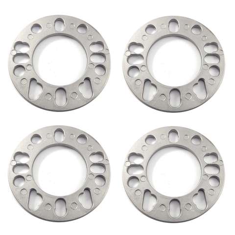 Kit 4 Espaçador De Roda Universal Multifuros 6mm Espessura