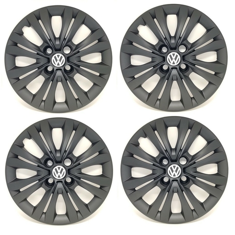 Kit 4 Calota Aro 14 Compatível C/gol Voyage G4 G5 G6 G7