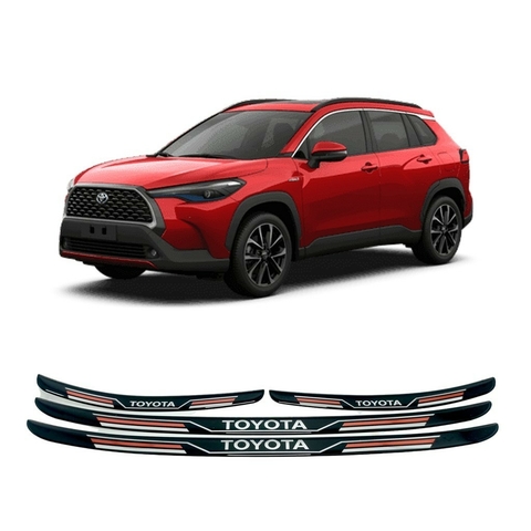 Kit 8 Soleira Super Protetora Sport Compatível c/Toyota