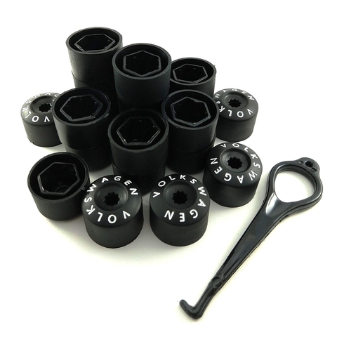 Kit 20 Capa de Parafuso 17mm c/Chave p/Roda Volkswagen