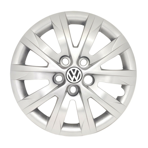 Kit 2 Calota Aro 14 Compatível c/Fox Polo 2012 2013