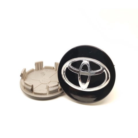 Kit 2 Calota Central Corolla Yaris Compatível c/Roda Krmai