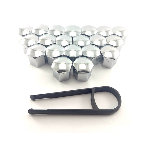 Kit 20 Capa de Parafuso 17mm c/Chave