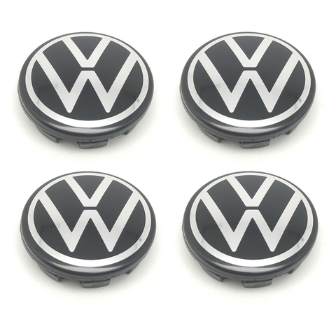 Kit 4 Calota Central Virtus Nivus Compatível c/Roda Zunky