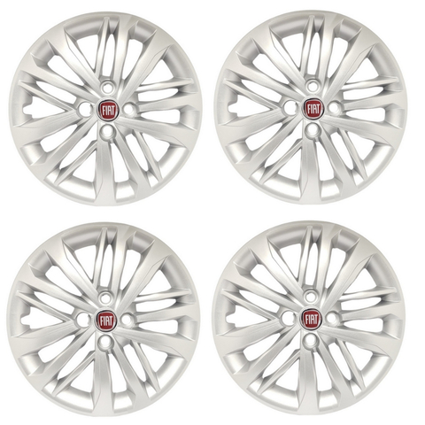 Kit 4 Calota Aro 15 Compatível C/cronos Argo 2023