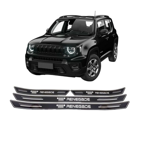 Kit 8 Soleira Super Protetora Platinum Compatível c/Renegade