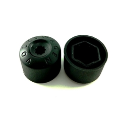 Kit 20 Capa de Parafuso 17mm c/Chave de Metal p/Roda Volkswagen - Center Cap Shop