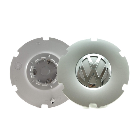 Kit 2 Calota Central Parati Turbo Gol Rally Compatível c/Roda Brw260