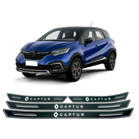 Kit 8 Soleira Super Protetora Platinum Compatível c/Captur