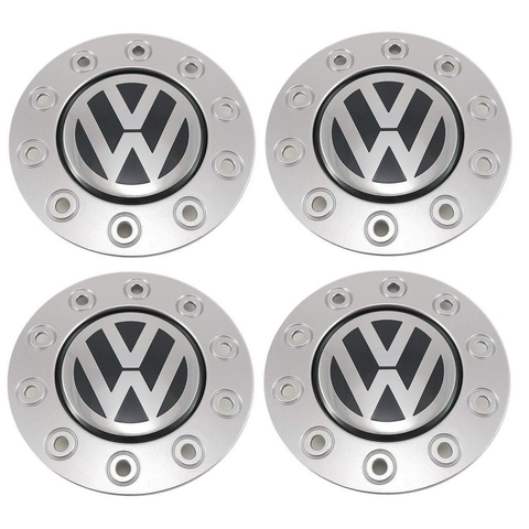Kit 4 Calota Central Compatível c/Roda Passat Vr6 Brw-580