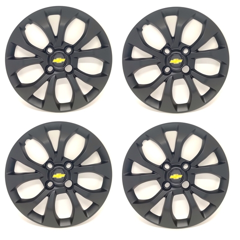 Kit 4 Calota Aro 15 Compatível c/Onix Prisma Cobalt