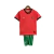 Kit Infantil Seleção de Portugal I 24/25 - Nike - Vermelho com detalhes em preto e verde